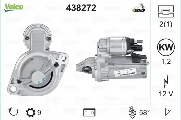Μίζα BMW X3 2004 - 2007 ( Ε83 ) VALEO 438272