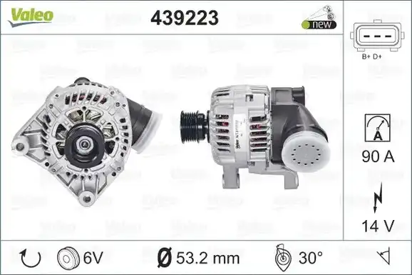 Δυναμό/Εναλλάκτης BMW Z3 1996 - 2003 ( E36/8 ) VALEO 439223
