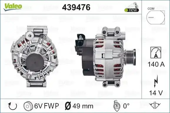 Δυναμό/Εναλλάκτης BMW X3 2004 - 2007 ( Ε83 ) VALEO 439476