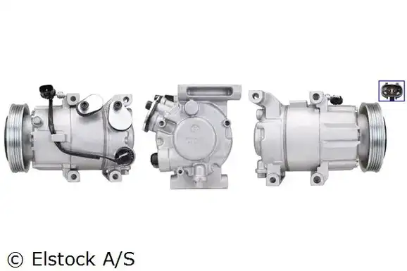 Συμπιεστής A/C (Κομπρέσορας) HYUNDAI i30 2012 - 2014 ELSTOCK 51-0986