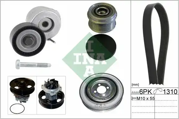 Αντλία νερού FORD KA 2008 - 2016 ( RU8 ) INA 529 0045 30