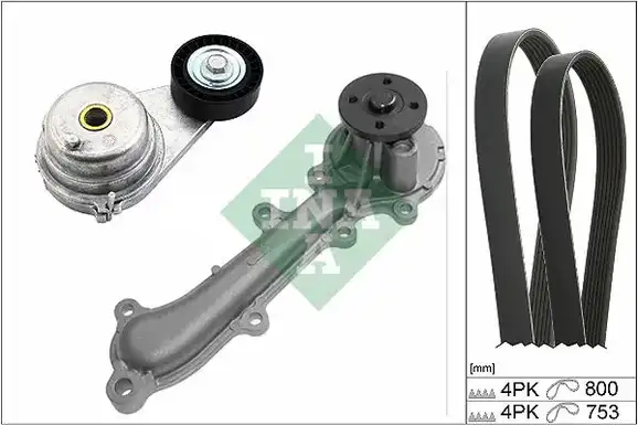 Αντλία νερού SMART FORTWO 2007 - 2012 ( 451 ) INA 529 0121 30