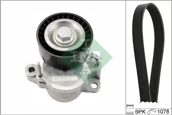 Σετ ιμάντων poly-V VW POLO 2009 - 2014 ( 6R ) INA 529 0235 10
