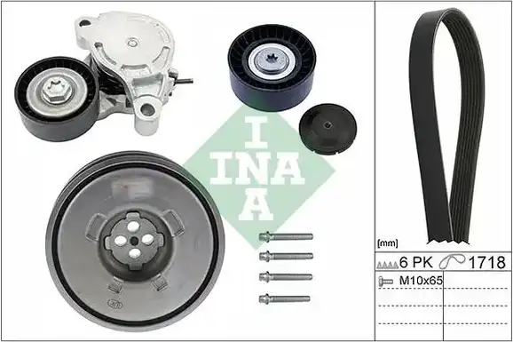 Σετ ιμάντων poly-V MINI COOPER 2014 - 2018 INA 529 0243 10