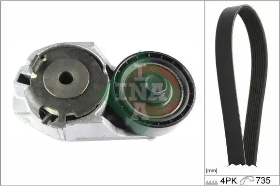 Σετ ιμάντων poly-V FORD MONDEO 2000 - 2003 ( Mk3a ) INA 529 0250 10