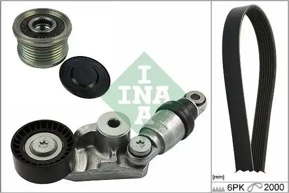 Σετ ιμάντων poly-V MAZDA 3 2014 - 2016 ( BM ) INA 529 0275 10
