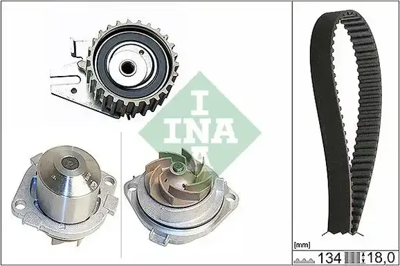 Αντλία νερού FIAT BRAVA 1995 - 2003 ( 182 ) INA 530 0221 30