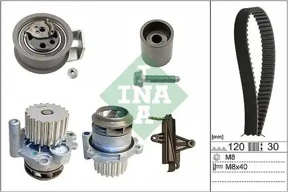 Αντλία νερού VW LUPO 1998 - 2005 ( 6X1 - 6E1 ) INA 530 0340 30