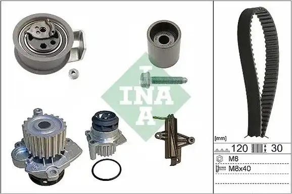 Αντλία νερού VW LUPO 1998 - 2005 ( 6X1 - 6E1 ) INA 530 0340 31