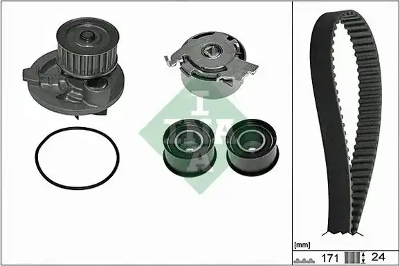 Αντλία νερού OPEL OMEGA 2000 - 2003 ( Β ) INA 530 0358 31