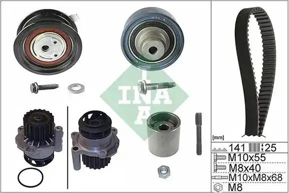 Αντλία νερού VW POLO 2002 - 2005 ( 9N ) INA 530 0361 30