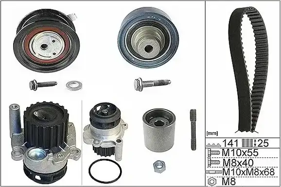 Αντλία νερού VW POLO 2002 - 2005 ( 9N ) INA 530 0361 32