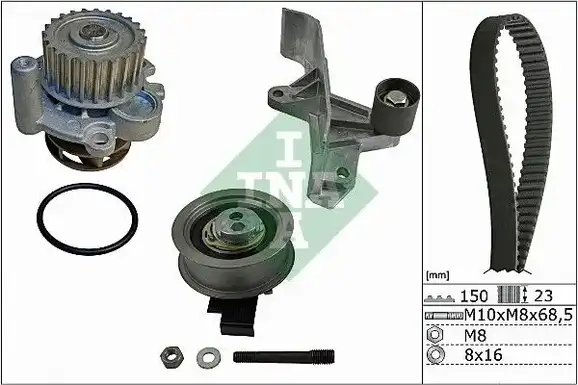 Αντλία νερού VW PASSAT 2000 - 2005 ( 3B3 ) INA 530 0546 30