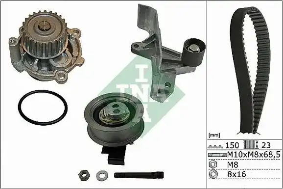 Αντλία νερού VW PASSAT 2000 - 2005 ( 3B3 ) INA 530 0546 31