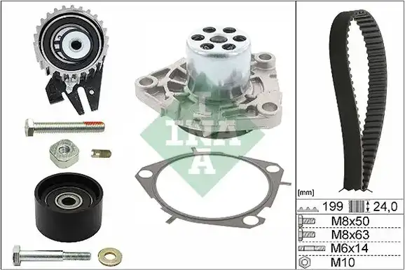 Αντλία νερού SUZUKI SX4 2011 - 2013 ( RW ) INA 530 0562 30