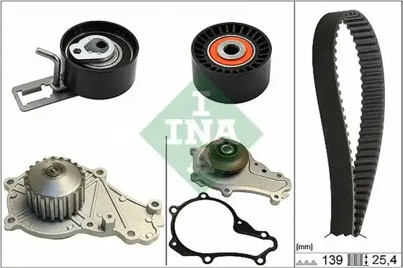 Αντλία νερού PEUGEOT 206 2009 - ( PLUS ) INA 530 0577 30