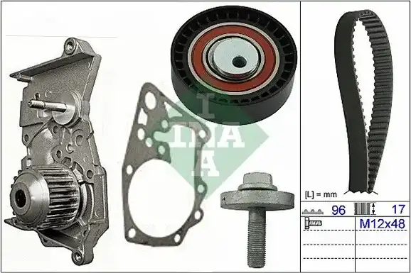 Αντλία νερού DACIA LOGAN 2004 - 2008 ( LS ) INA 530 0604 30