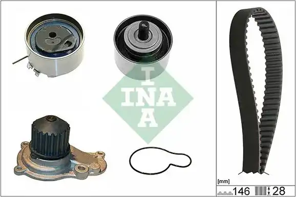 Αντλία νερού JEEP CHEROKEE 2002 -2005 ( KJ ) INA 530 0641 30