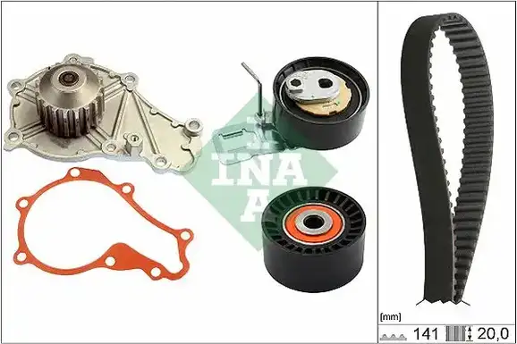 Αντλία νερού FORD FIESTA 2008 - 2013 ( Mk6 )( JA8 ) INA 530 0698 30