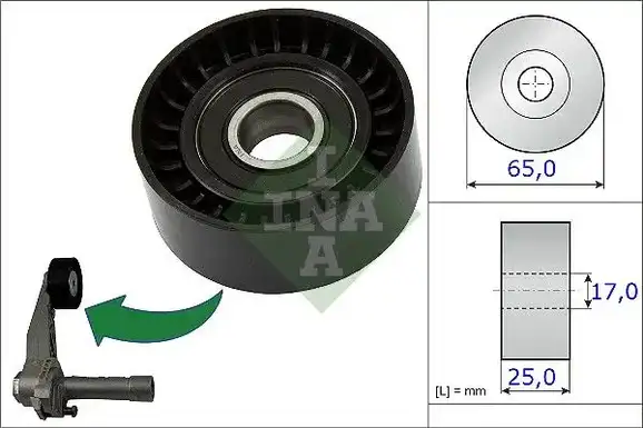Τεντωτήρας PEUGEOT 207 2006 - 2009 INA 531 0866 10