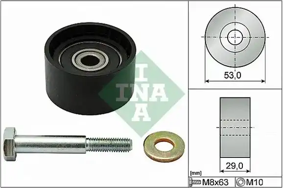 Τροχαλία παρέκκλισης & ενδιάμεσος τροχός FIAT BRAVA 1995 - 2003 ( 182 ) INA 532 0287 10