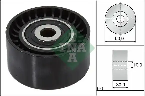 Τροχαλία παρέκκλισης & ενδιάμεσος τροχός TOYOTA AYGO 2005 - 2009 ( B10 ) INA 532 0321 10