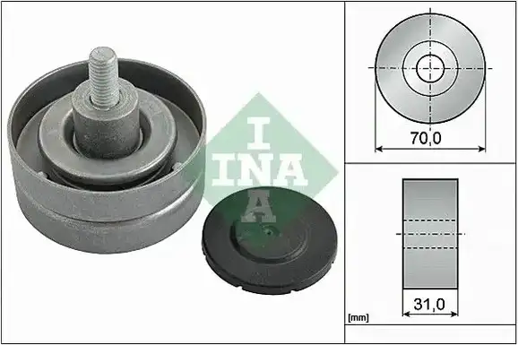 Τροχαλία παρέκκλισης & ενδιάμεσος τροχός INA 532 0415 10