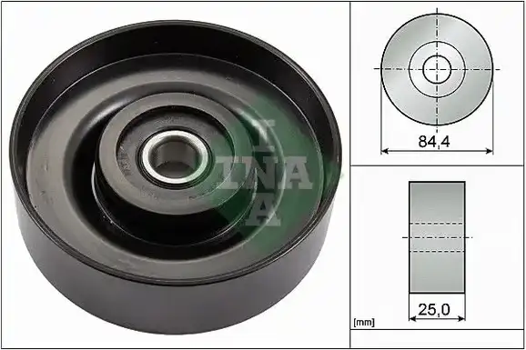 Τροχαλία παρέκκλισης & ενδιάμεσος τροχός NISSAN ALMERA 2000 - 2002 ( N16 ) INA 532 0827 10
