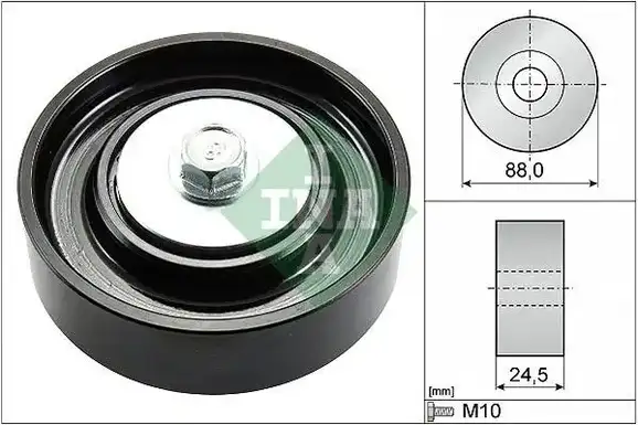 Τροχαλία παρέκκλισης & ενδιάμεσος τροχός TOYOTA YARIS 2003 - 2006 ( XP10 ) INA 532 0835 10