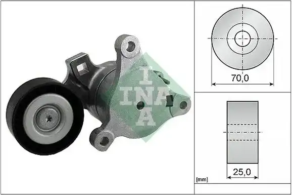 Βραχίονας σύσφιγξης PEUGEOT 307 2001 - 2005 ( 3A ) ( 3C ) INA 534 0362 10