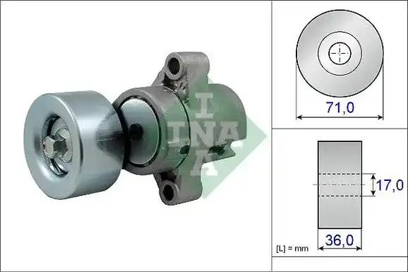 Βραχίονας σύσφιγξης MAZDA 6 2002 - 2006 ( GG )( GY ) INA 534 0453 10