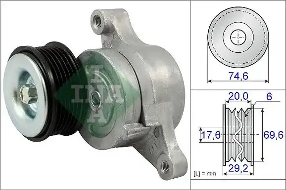 Βραχίονας σύσφιγξης MAZDA 2 2007 - 2010 ( DE ) INA 534 0457 10