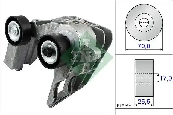 Βραχίονας σύσφιγξης FORD KA 1997 - 2008 ( RB ) INA 534 0467 10