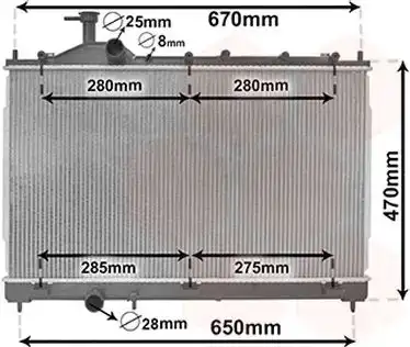 Ψυγείο Νερού MITSUBISHI OUTLANDER SUV/ ΕΚΤΟΣ ΔΡΟΜΟΥ/ 5dr 2016 - 2.2 Di-D (GF6W)  ( 4N14  ) (150 hp ) Πετρέλαιο #550206310