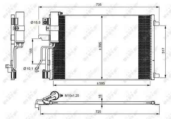 Ψυγείο A/C (Εξωτερικό) NISSAN QASHQAI SUV/ ΕΚΤΟΣ ΔΡΟΜΟΥ / 5dr 2010 - 2013 2.0 dCi  ( M1D,M9R  ) (150 hp ) Πετρέλαιο #576006410