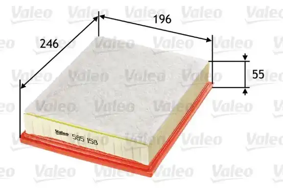 Φίλτρο αέρα RENAULT LAGUNA 2007 - 2012 VALEO 585158