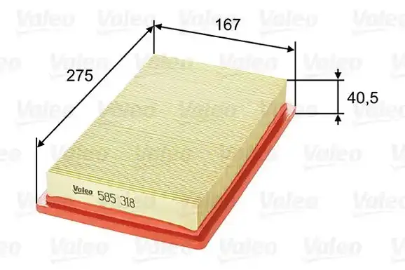 Φίλτρο αέρα VALEO 585318