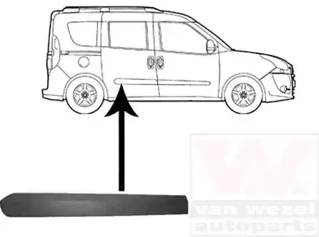 Φάσα Πόρτας OPEL COMBO Mini Van 2012 - 2015 ( TOUR-VAN ) 1.3 CDTI (B05)  ( A 13 FD  ) (90 hp ) Πετρέλαιο #601006551