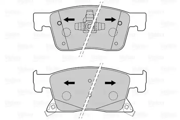 Τακάκια Σετ OPEL ASTRA 2015 - ( K ) VALEO 601501