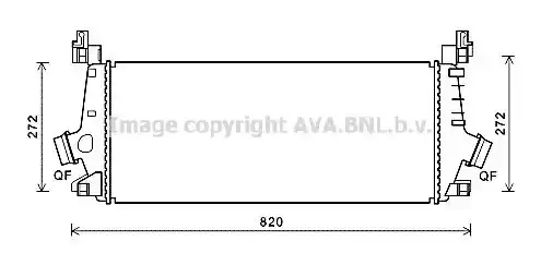 Ψυγείο Intercooler OPEL ZAFIRA MPV / ΠΟΛΥΜΟΡΦΙΚΑ / 5dr 2016 -  1.4 (75)  ( A 14 NEL,B 14 NEL  ) (120 hp ) Βενζίνη #603106205