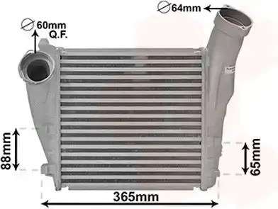 Ψυγείο Intercooler PORSCHE CAYENNE SUV/ ΕΚΤΟΣ ΔΡΟΜΟΥ / 5dr 2010 - 2015 ( 958 ) 4.8 Turbo  ( M 48.52  ) (500 hp ) Βενζίνη #650006211
