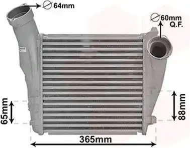 Ψυγείο Intercooler PORSCHE CAYENNE SUV/ ΕΚΤΟΣ ΔΡΟΜΟΥ / 5dr 2010 - 2015 ( 958 ) 4.8 Turbo S  ( M 48.52  ) (550 hp ) Βενζίνη #650006212
