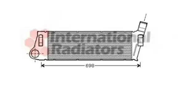 Ψυγείο Intercooler RENAULT MEGANE ( EM ) Coupe - Cabrio  /  2dr 2006 - 2008 1.5 dCi (EM16)  ( K9K 734  ) (103 hp ) Πετρέλαιο #673106200