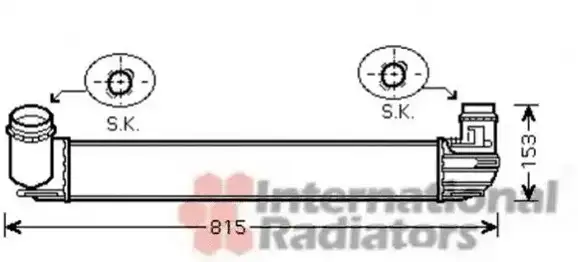Ψυγείο Intercooler RENAULT MEGANE Hatchback / 5dr  2014 - 2016 1.2 TCe  ( H5F 400  ) (116 hp ) Βενζίνη #673306210