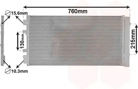 Ψυγείο A/C (Εξωτερικό) RENAULT MEGANE Hatchback / 5dr  2014 - 2016 1.2 TCe  ( H5F 400  ) (116 hp ) Βενζίνη #673306410
