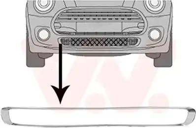 Πλαίσιο Διχτυού Προφυλακτήρα MINI COOPER Cabrio / 2dr ( F54 ) 2014 - 2018 Cooper  ( B36 A15 A,B38 A15 A  ) (136 hp ) Βενζίνη #691104815