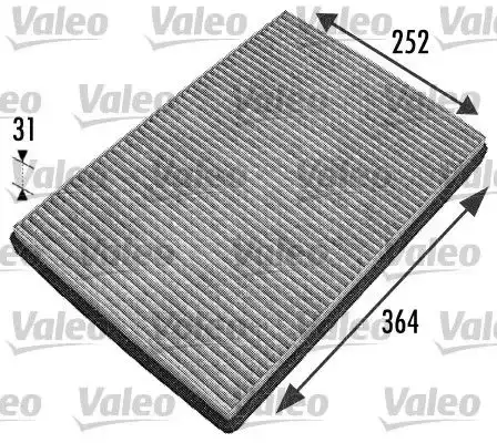 Φίλτρο αέρα εσωτερικού χώρου MERCEDES A CLASS 2001 - 2004 ( W168 ) VALEO 698744