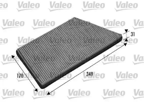 Φίλτρο αέρα εσωτερικού χώρου PEUGEOT 206 2000 - 2008 ( CC ) VALEO 698749