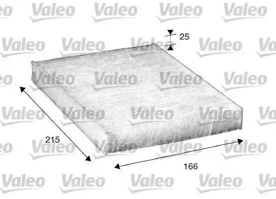 Φίλτρο αέρα εσωτερικού χώρου FIAT IDEA 2004 - 2007 VALEO 698867