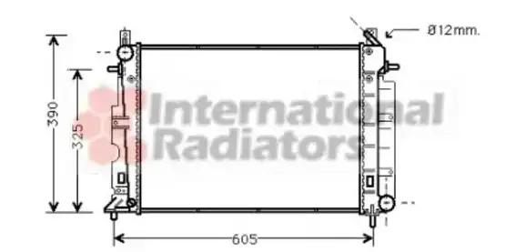 Ψυγείο Νερού SAAB 9-3 Liftback / 3dr 1998 - 2002 ( YS3D ) 2.2 TiD  ( D223L,X 22 DTH  ) (115 hp ) Πετρέλαιο #701006300